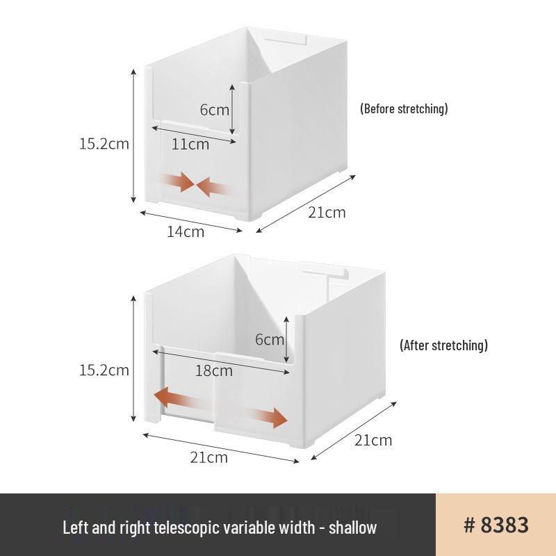 Кухонный ящик для хранения с встроенными разделителями для столовых приборов, канцелярских товаров и косметики