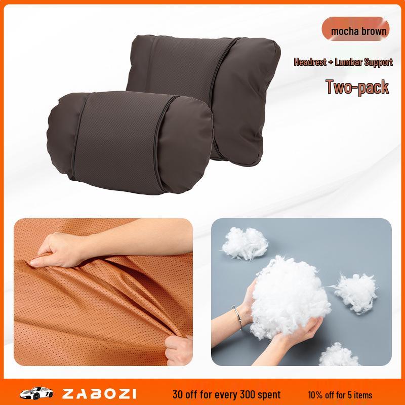 Mercedes-Benz Neck & Lumbar Support Pillow for C-Class, GLC, S-Class, A-Class, GLE, V-Class, EQ