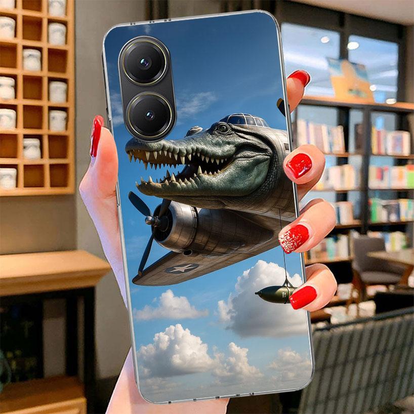Italian Brainrot Animals Phone Case For Xiaomi Poco F7 Ultra X7 X6 X5 Pro M7 Redmi 15C 15 13C 13 12C 12 10C 10 9A 9C 9T 9 Shell