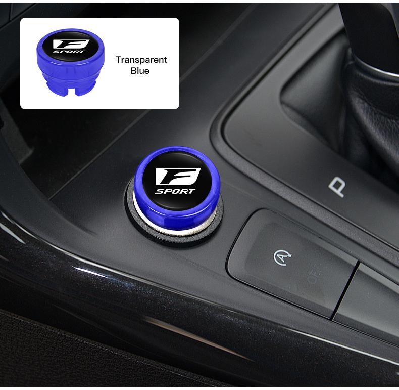 Interior Stickers Car Cigarette Lighter Dust Cover For Lexus IS250 RX330 Ct200h ES300h RX350 IS300h NX300h Waterproof Decorative
