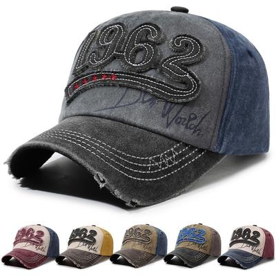 Хип-хоп Бейсболка Стиранный Хлопок Snapback Кепка Повседневная Папина Кепка для Мужчин Женщин