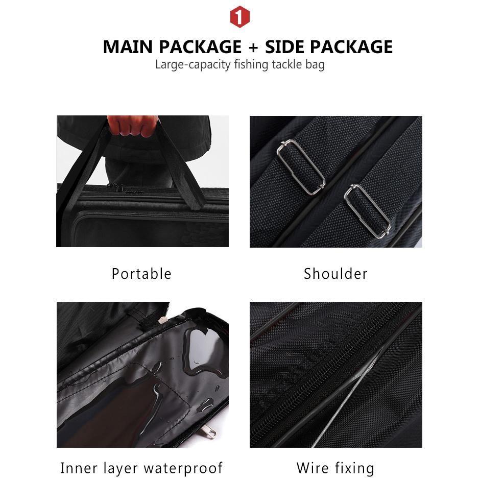 Портативная многофункциональная сумка-переноска для рыбалки, холст 110/120 см, сумки для удочек, двух-/трехслойный чехол для хранения для Pesca XA143G
