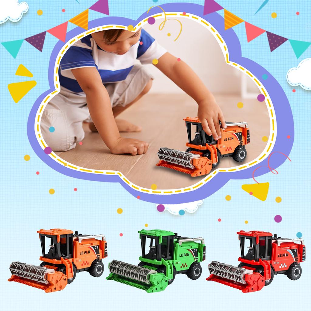 Инженерная игрушечная машина | Игрушки для предотвращения столкновений, Устойчивая к падениям модель комбайна, Детские игровые грузовики, Фрикционная сила