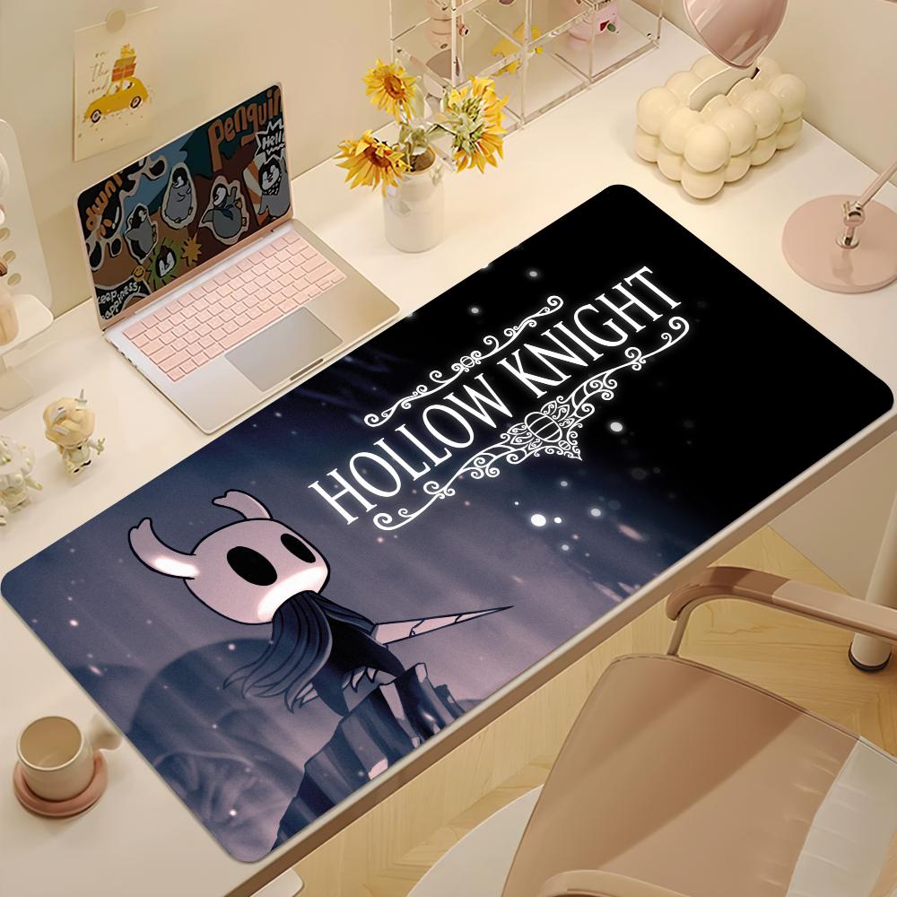 Игровой Коврик для Мыши HHollow Knight Настольный Коврик Большой Нескользящий Необтрепывающийся Клавиатура Эргономичный Офисный Резиновый ПК Домашний Индивидуальный