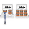 Gillette Fusion Manual Shaving Razor Body 16 запасных лезвий в комплекте для мужчин +