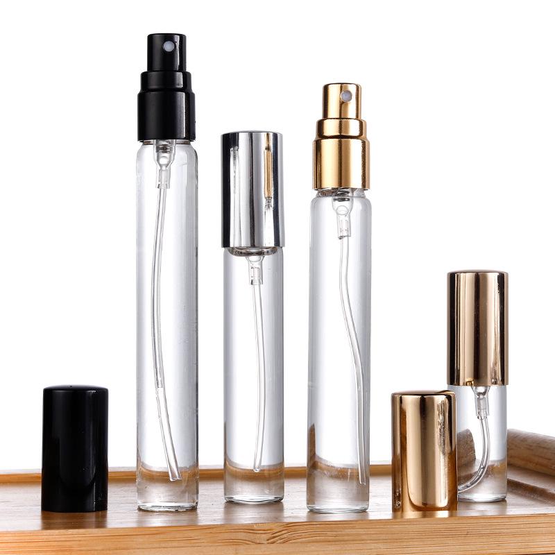 10ml Transparent Glass Spray Bottle for Perfume or Sunscreen