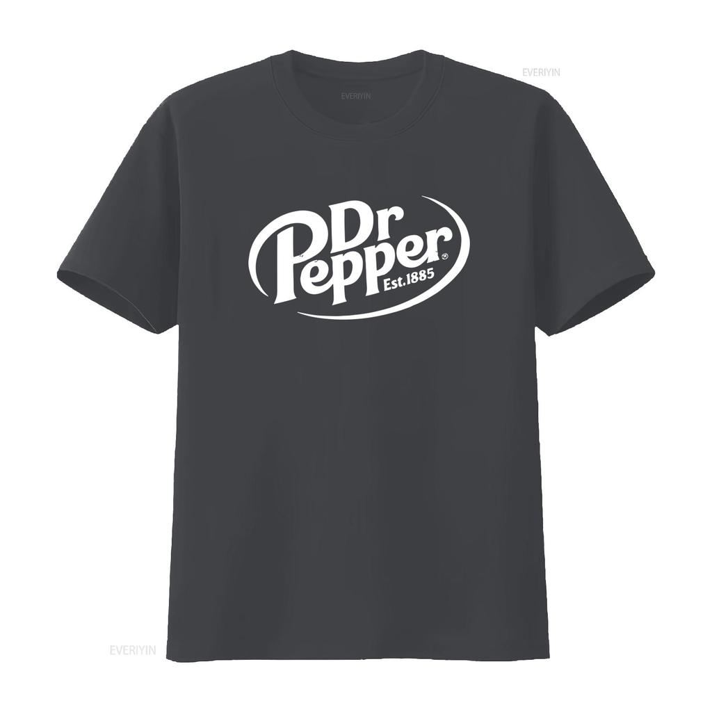 Мужская футболка Dr Pepper с классическим логотипом Новая L 2XL Основана в 1885 году Винтажный стиль винтажная Стирка винтажная Унисекс Дышащая уличная одежда мужская