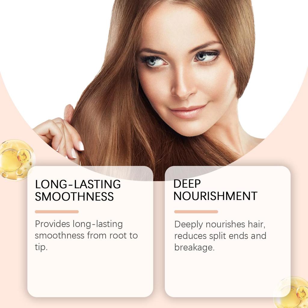 Hoegoa Hair Care Oil Nourishing Smoothing Hair Natural Shine Volume Improve Hair Frizz Hair Care Oil