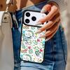 Милый Чехол для Телефона с Рисунком Животных Цветов Кошек Для iPhone 17 Air 14 15 13 12 Max Чехол Для Apple 16e 11 Pro Max Plus Coque
