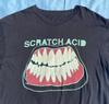 Винтажная футболка с принтом группы Scratch Acid, размер S-5XL