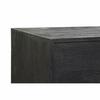 Buffet bas - Item Home - Bois de manguier - Noir - 3 portes - 145 x 43 x 77 cm