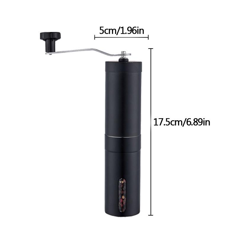 Мини-бытовая ручная кофеварка, кофемашина из нержавеющей стали, шлифовальная машина