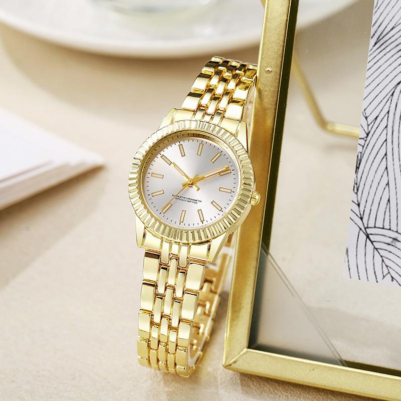 New Fashion Woman Luxury Gold Business Watch Ladies Wristwatches Women High Quality Stainless Steel Quartz Watches Reloj Mujer