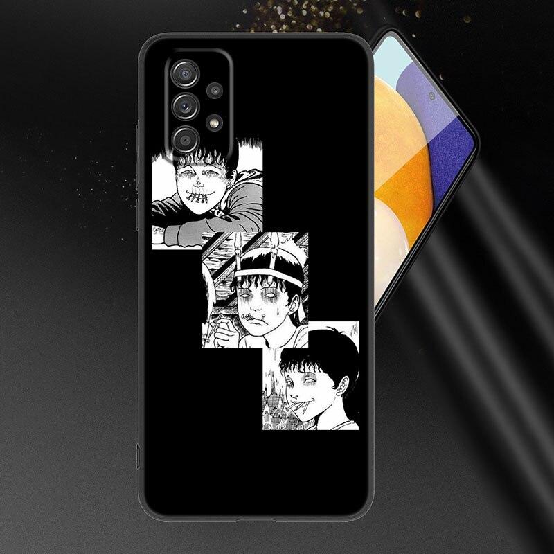 Junji Ito Terror Horror Anime Phone Case For Samsung A21 A30 A50 A52 S A13 A22 A32 4G A23 A33 A53 A73 5G A12 A31 A51 A70 A71 A72