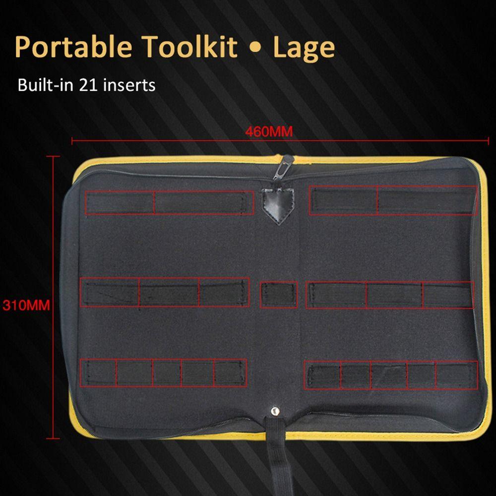 Soldering Iron Pouch Repair Tool Bag Oxford Canvas Water Proof Screwdriver Organizer Wear-resistant High Capacity