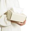 High Quality Streak Tissue Box Exquisite Paper Storage Container Modern Napkin Holder  Living Room