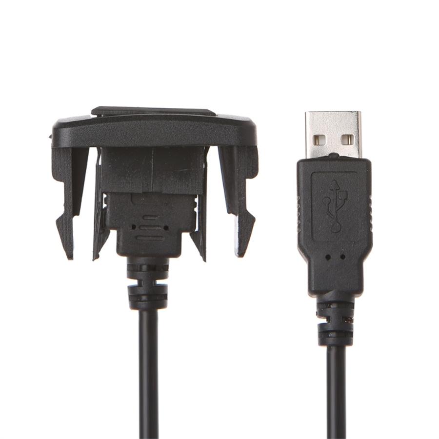 Кабель-адаптер AUX USB-порта 12-24 В Проводной USB-адаптер для Toyota VIGO