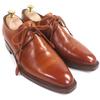 Отличные кожаные туфли Santoni Ограниченная серия Коричневая кожа Мужские 7.5 Б/у