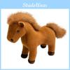 Plush Horse Toy Animal Figurine Soft Faux Fur Home Decor For Family Festivities