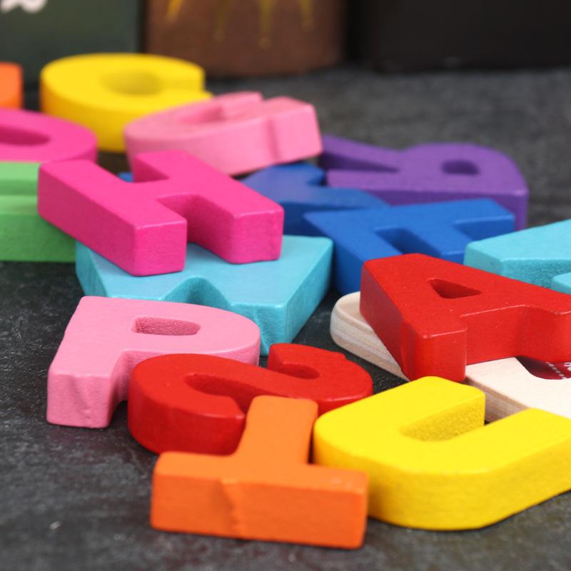Детский Деревянный 3D Пазл Алфавит Цифры Малыш Красочные Буквы Цифры Геометрические Развивающие Игрушки Для Малышей Мальчиков Девочек Подарок