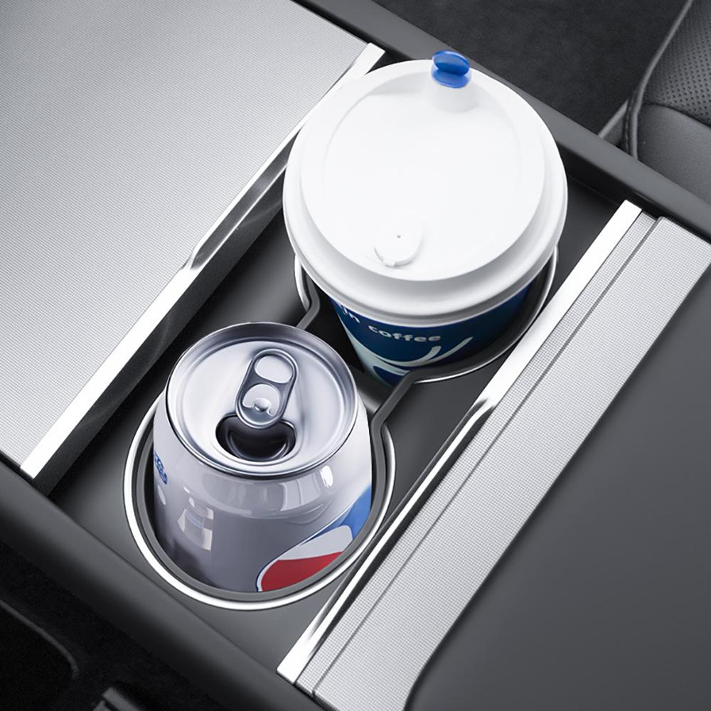 Center Console Water Cup Holder for Tesla New Model Y 2025 2026 Launch Juniper Model 3 Highland