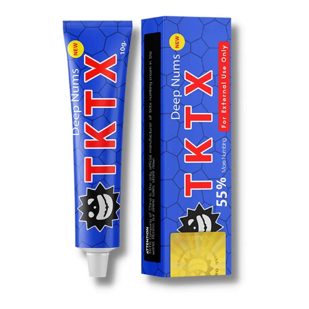 TKTX 55% Обезболивающий крем 10 г черный/белый/синий/желтый/зеленый/золотой/красный