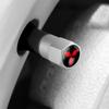 Car Emblem Wheel Tire Valve Caps Tyre Rim Stem Dustproof Covers For Mitsubishi Outlander Pajero Lancer Eclipse Cross Ralliart EX