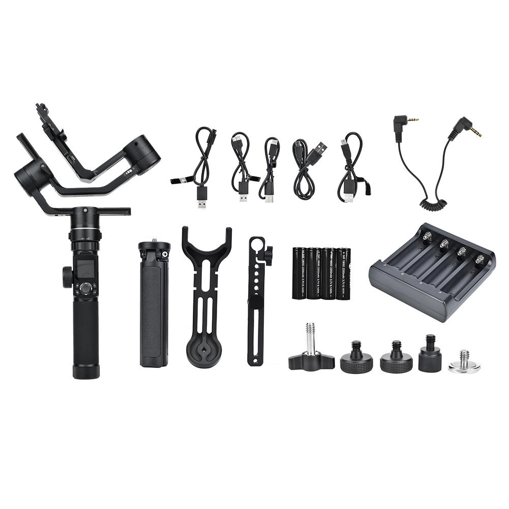 Feiyu AK4500 Alloy 3-Axis Focus Zoom Handheld Gimbal Stabilizer for DSLR Cameras