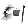 Solar String Lights 20 LED IP65 Waterproof 2 Modes Decorative Outdoor Ball Lamp String for Camping