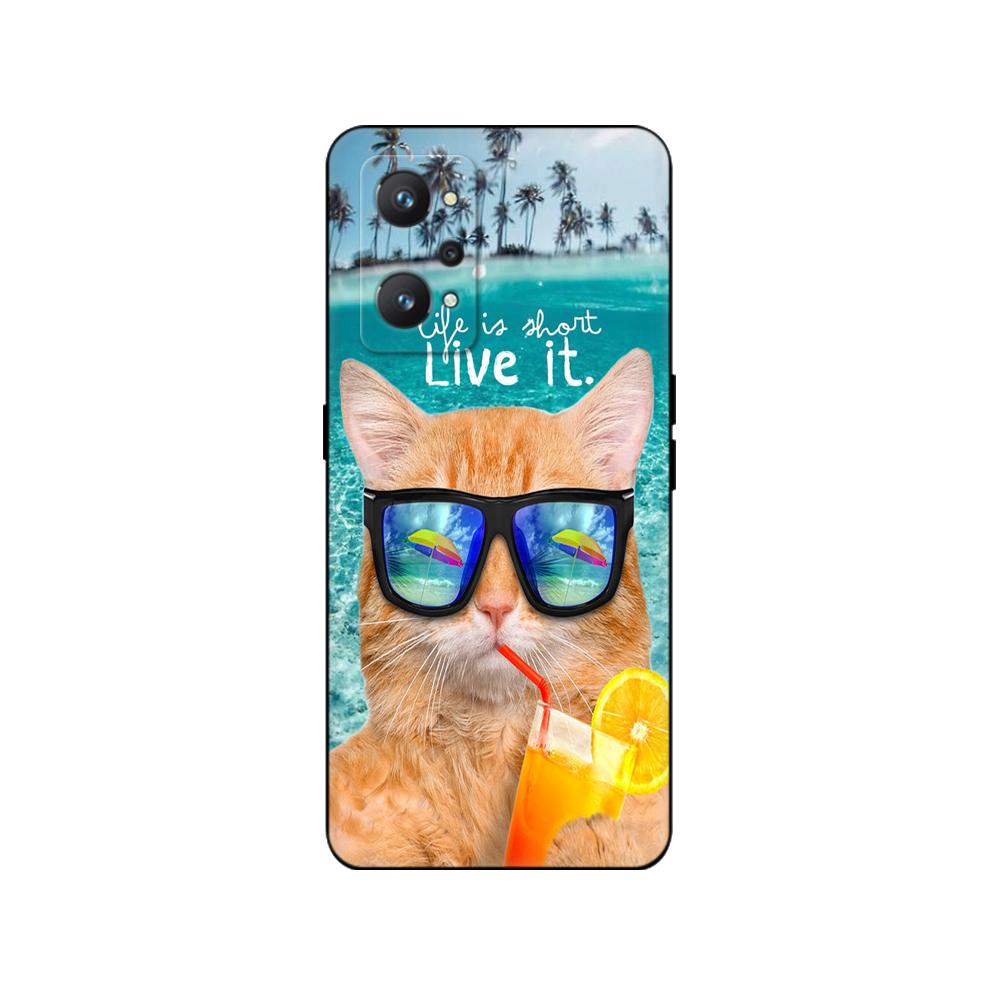 For Realme GT Neo2 Case 6.62inch Silicon Back Cover For OPPO RealmeGT Neo 2 5G Soft Case RMX3370 Phone Case Funda Black Tpu Case