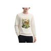 New FILA x LUSUO Sweatshirt Men Lactose Color F11M448212F-BG