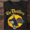 Редкая черная унисекс футболка The Distillers Band с коротким рукавом BO205