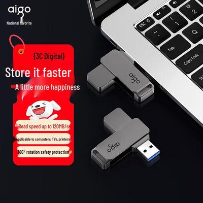 Aigo G32 64 ГБ USB 3.2 Высокоскоростной металлический флеш-накопитель