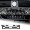 Center Console CD Panel Frame Cover Trim Sticker Carbon Fiber For Lexus RX 2016 2017 2018
