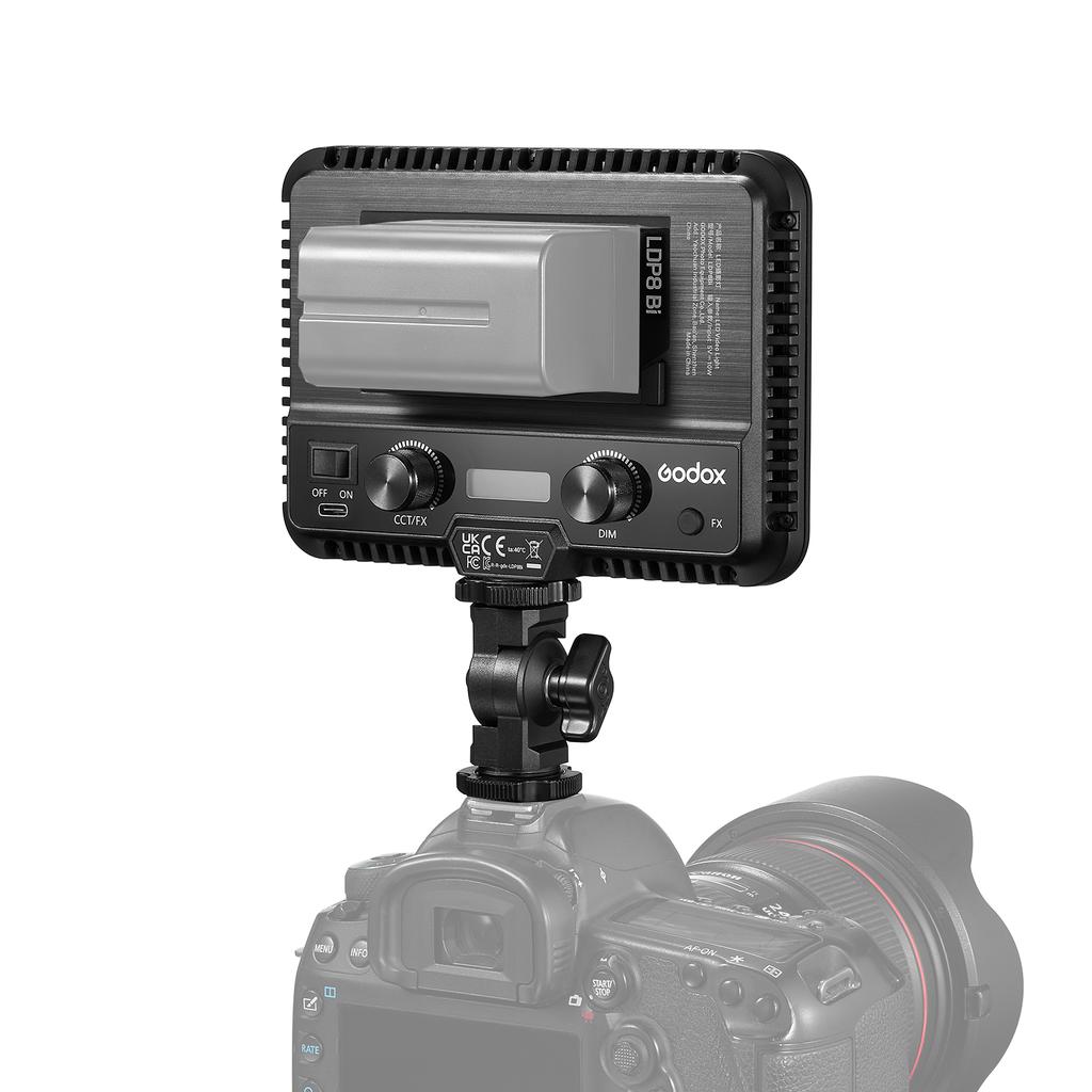 Godox LDP8Bi Светодиодная панель для видеосъемки и фотосъемки 10 Вт Светодиодная заполняющая лампа 2800K-6500K Двухцветная