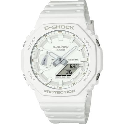 GA-2100-7A7ER Белый Аналогово-цифровой Кварцевый