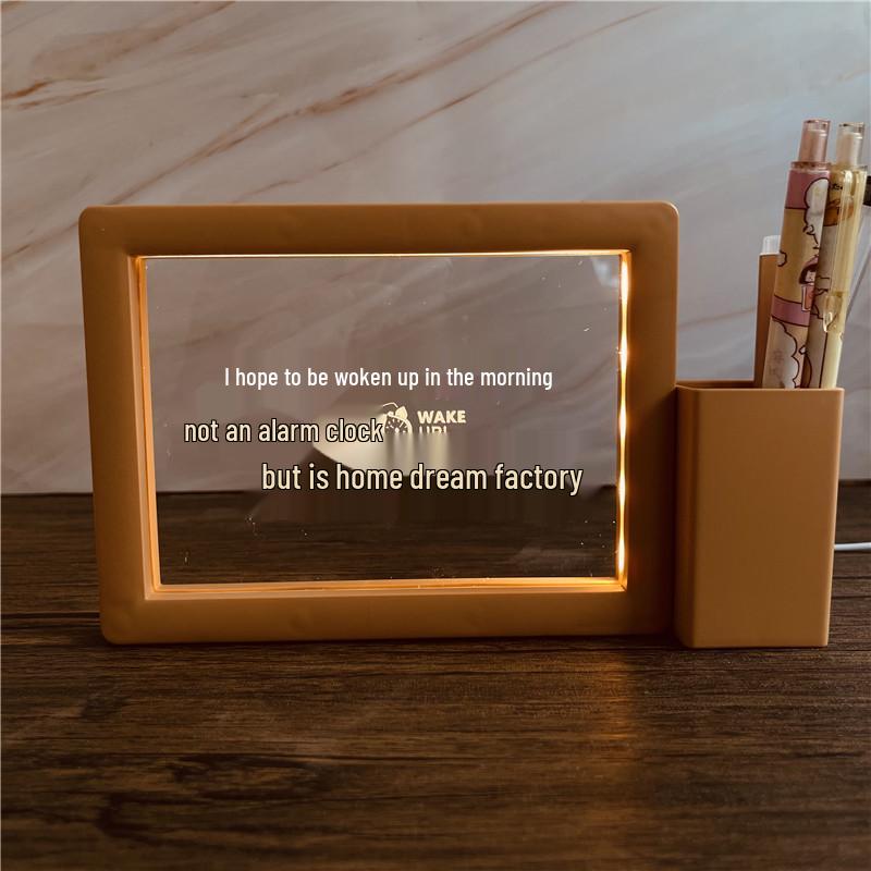 3D Photo Frame Pen Holder Night Light – Creative Graduation or Birthday Gift for Teachers and Classmates