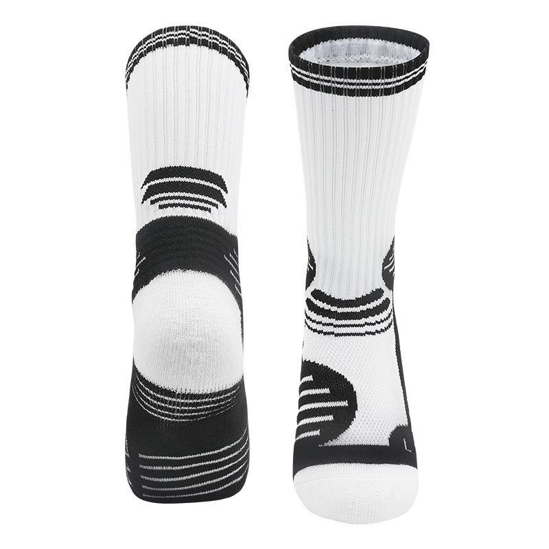 Children's Non-Slip Basketball Tube Socks for Autumn/Winter - High-Top Sports Toweling Socks for Boys & Girls