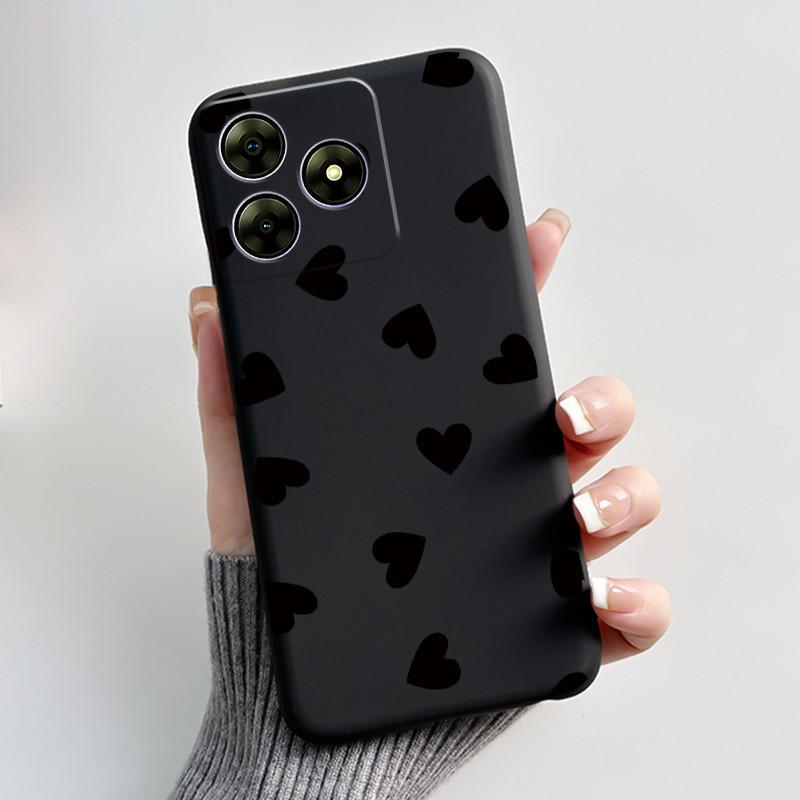 For Blackview Wave 8C 6.56" Wave 8 Black View Wave8C Wave8 Back TPU Soft Silicone Phone Case Luxury Cute Love Rabbit Funny Cover