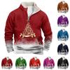 Spring And Men's Standing Collar Sweatshirt Is Outdoor Casual Sweaters Tops