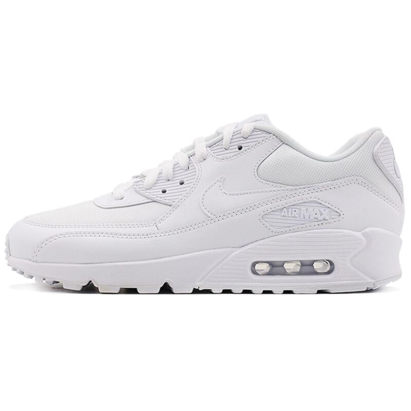 Nike Мужские кроссовки Air Max 90 Triple White Повседневная обувь 537384-111