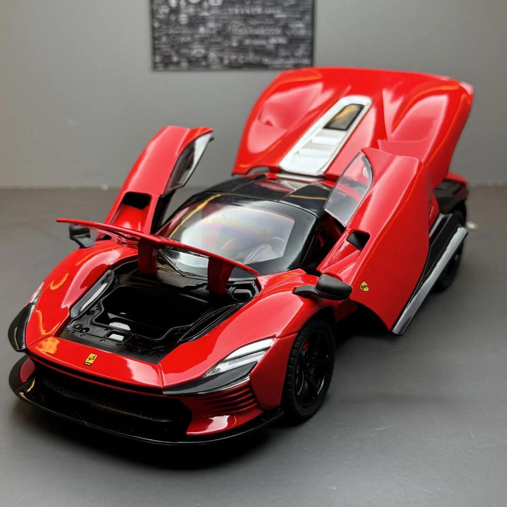 1:22 Модель спортивного автомобиля из сплава SP3 ограниченной серии, Сделано в Китае, Украшение, Игрушка, Подарок, инженерный литой набор