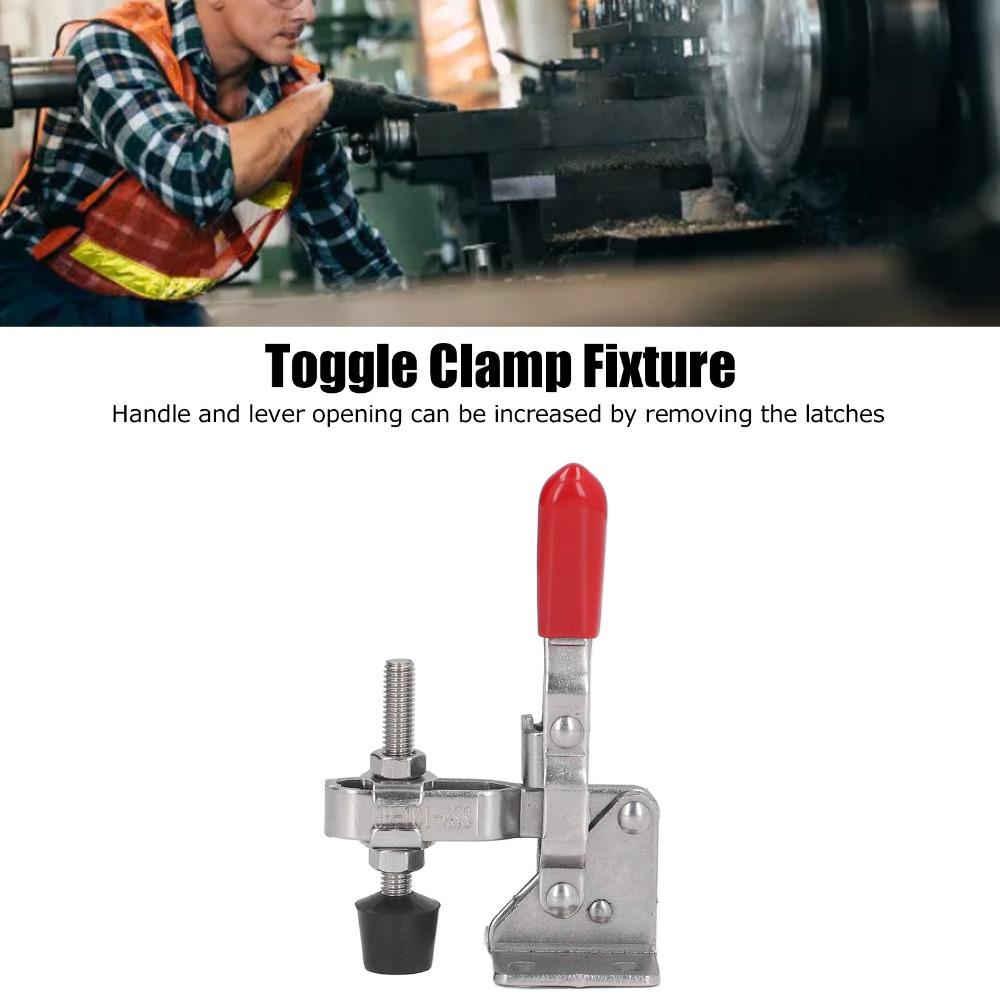 Antislip Vertical Toggle Clamp Stainless Steel Hand Clamp Tool Heavy Toggle Clamp Decoration