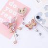 Crystal Chest Card Nurse Badge Clip Hospital Badge Holder Retractable Badge Reel ID Card Clips
