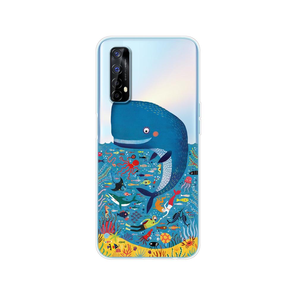 Чехол для Realme 7 для OPPO Realme 7 Pro, противоударный мягкий силиконовый чехол из ТПУ для задней панели телефона Realme7 7Pro, чехол-бампер, чехол