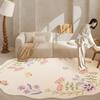 Carpet for Living Room Large Size Flower Shaped Carpets Cute Home Decoration Rug Bedroom Bedside Floor Mat Alfombra De Salón