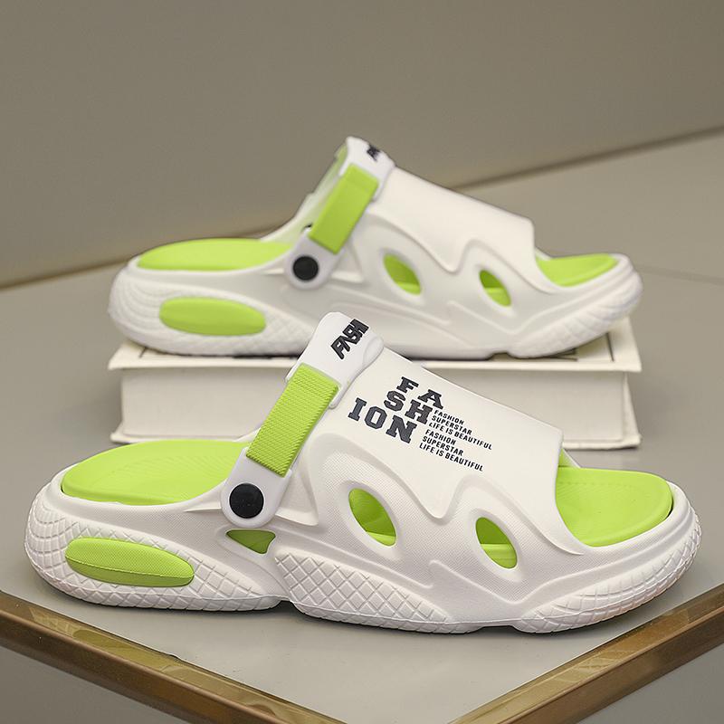 Мужские сандалии, мягкие и удобные, с толстой подошвой, пляжная обувь, износостойкие, для использования в помещении и на улице, унисекс, мужские тапочки для ванной