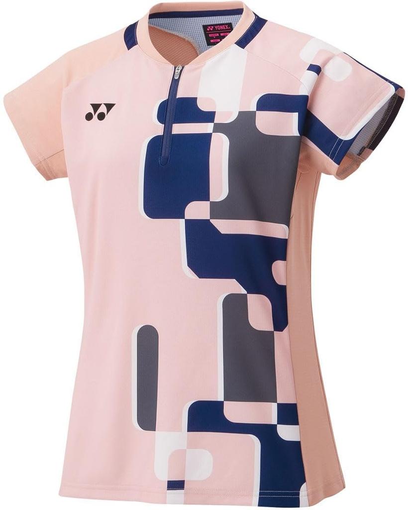 Yonex Game Shirt Pink Beige Size L Women's 20856, (630),