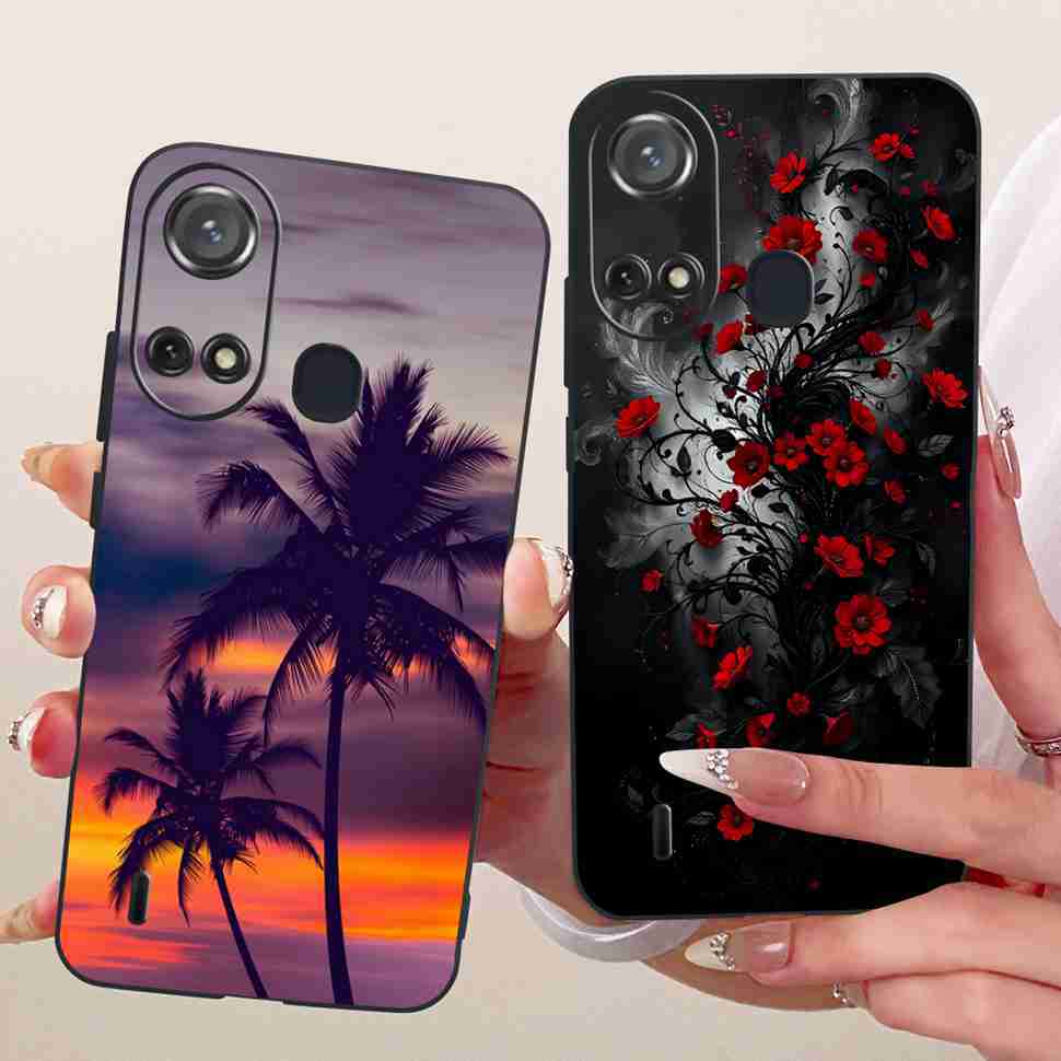 Чехол для ITEL A58 Lite Силиконовый Мягкий Чехол Capa для ITEL A58 A 58 Lite A58Lite Новый Модный Бампер с Рисунком Бабочки Capa