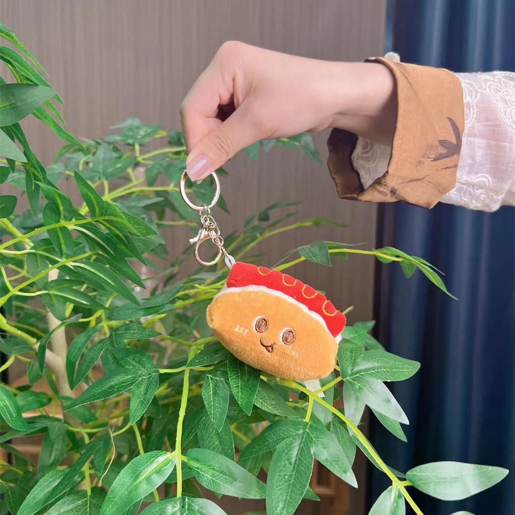 Французский Милый Мультяшный Картофель Фри Гамбургер И Хот-Дог Плюшевые Брелки Фигурки Мини